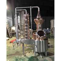 SUS304 Destilador de flauta de cobre Micro equipo de destilería