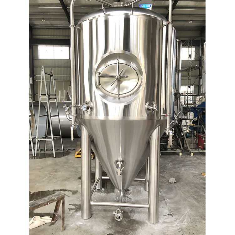 Tanque de fermentación de cervecería de cilindro de acero inoxidable