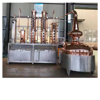 Equipo de destilería de cobre de ginebra de ron de ron de fábrica de fábrica